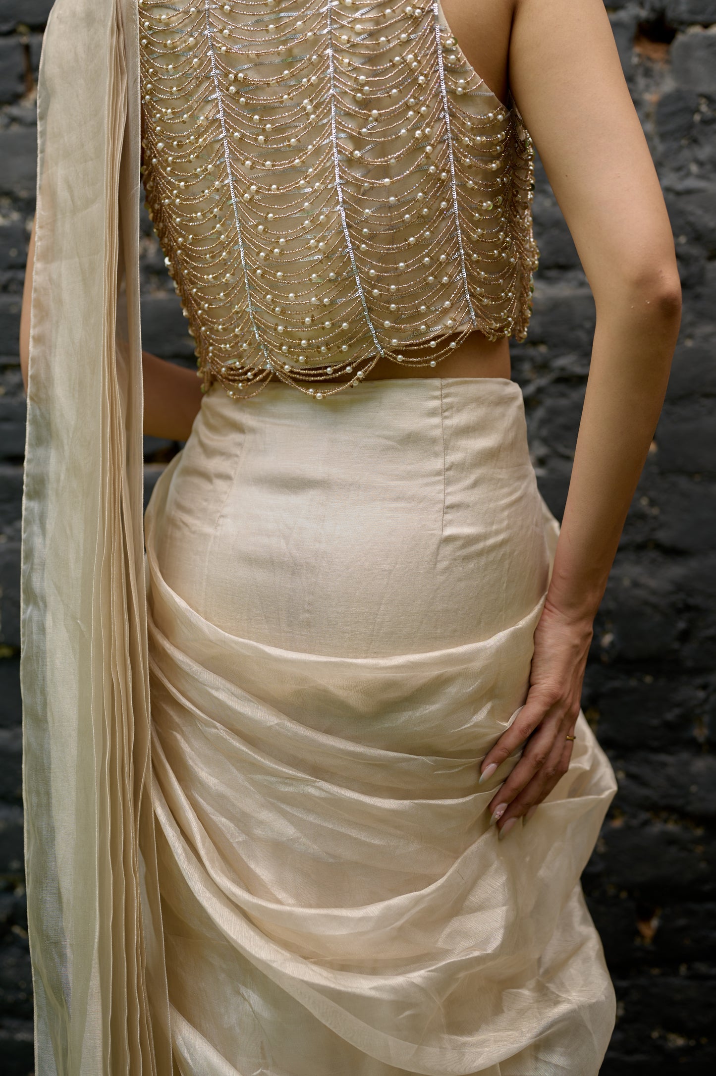 Enchanted Ivory(Saree)