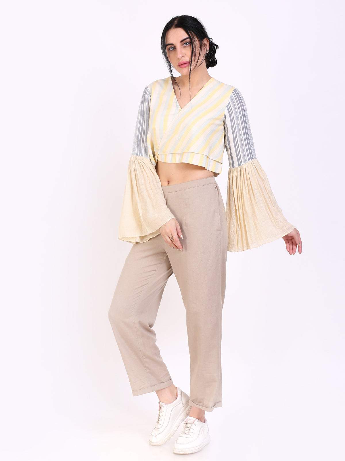 Layered crop top