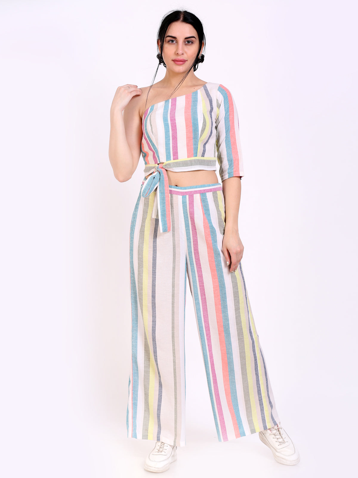 Loose straight cut pants