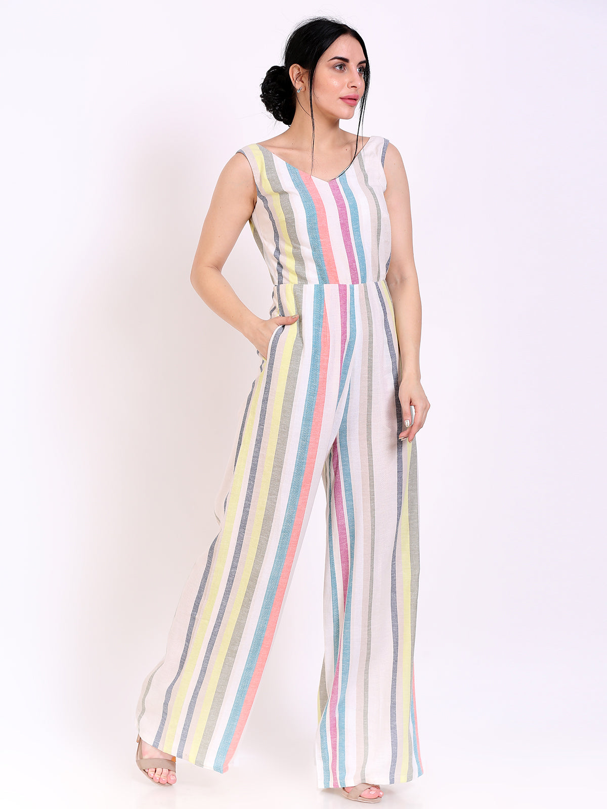 Tie knot jumpsuit