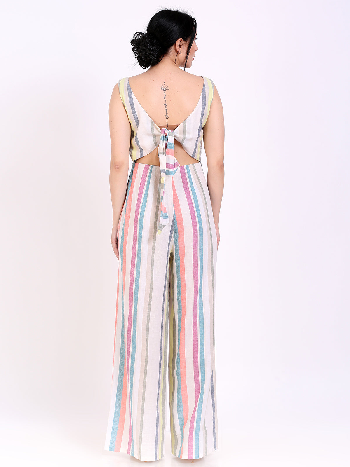 Tie knot jumpsuit