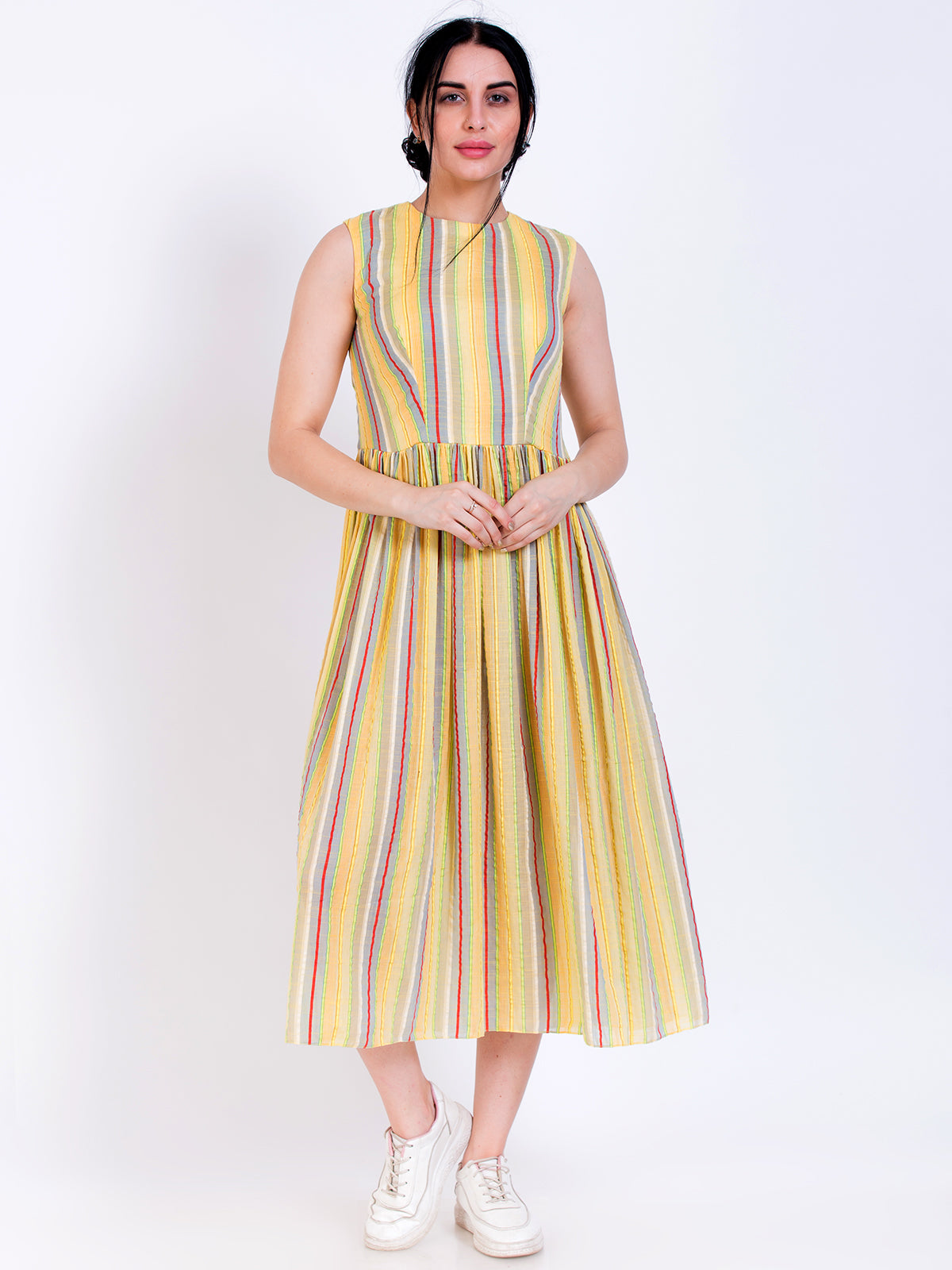 Round neck tunic