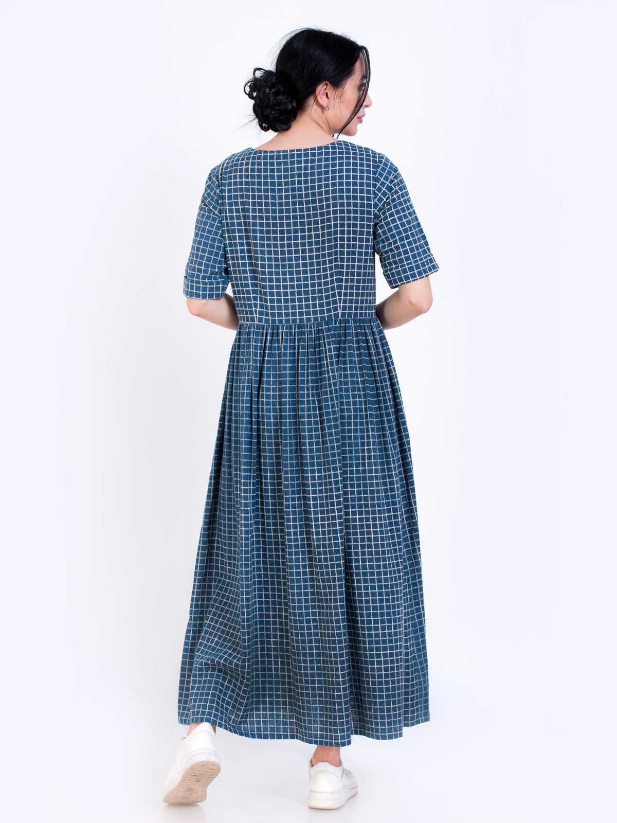 gathered dress