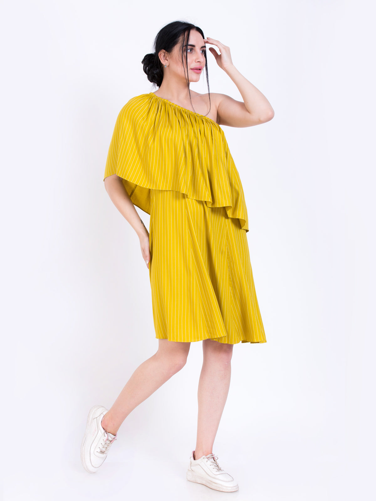 one shoulder dress