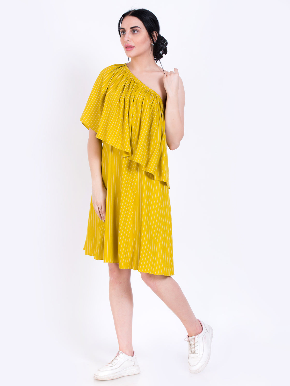 one shoulder dress