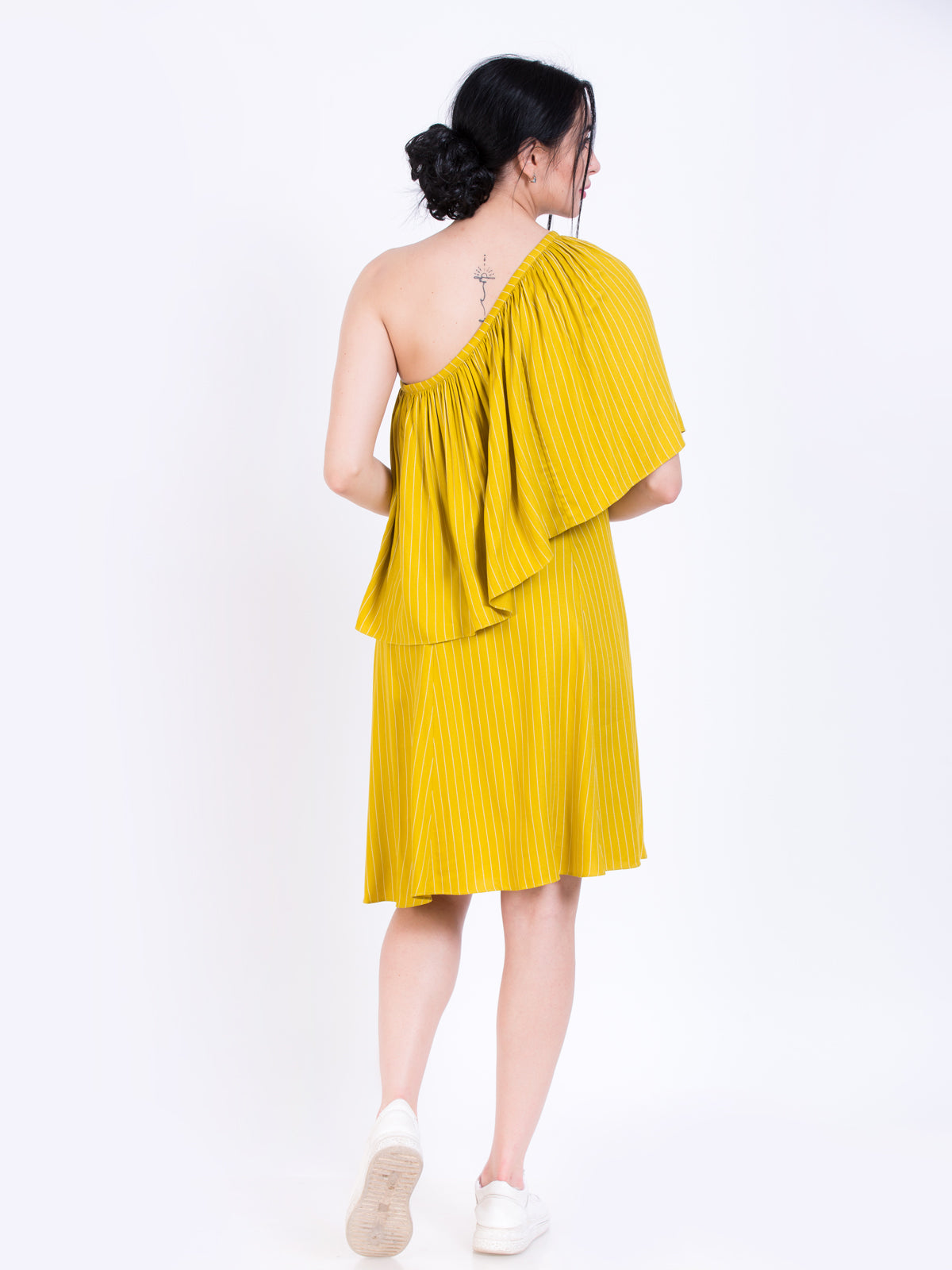 one shoulder dress