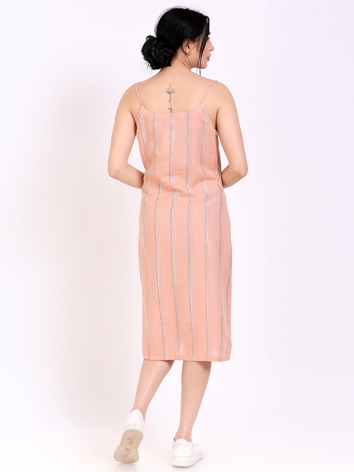 Spaghetti Overlap Dress