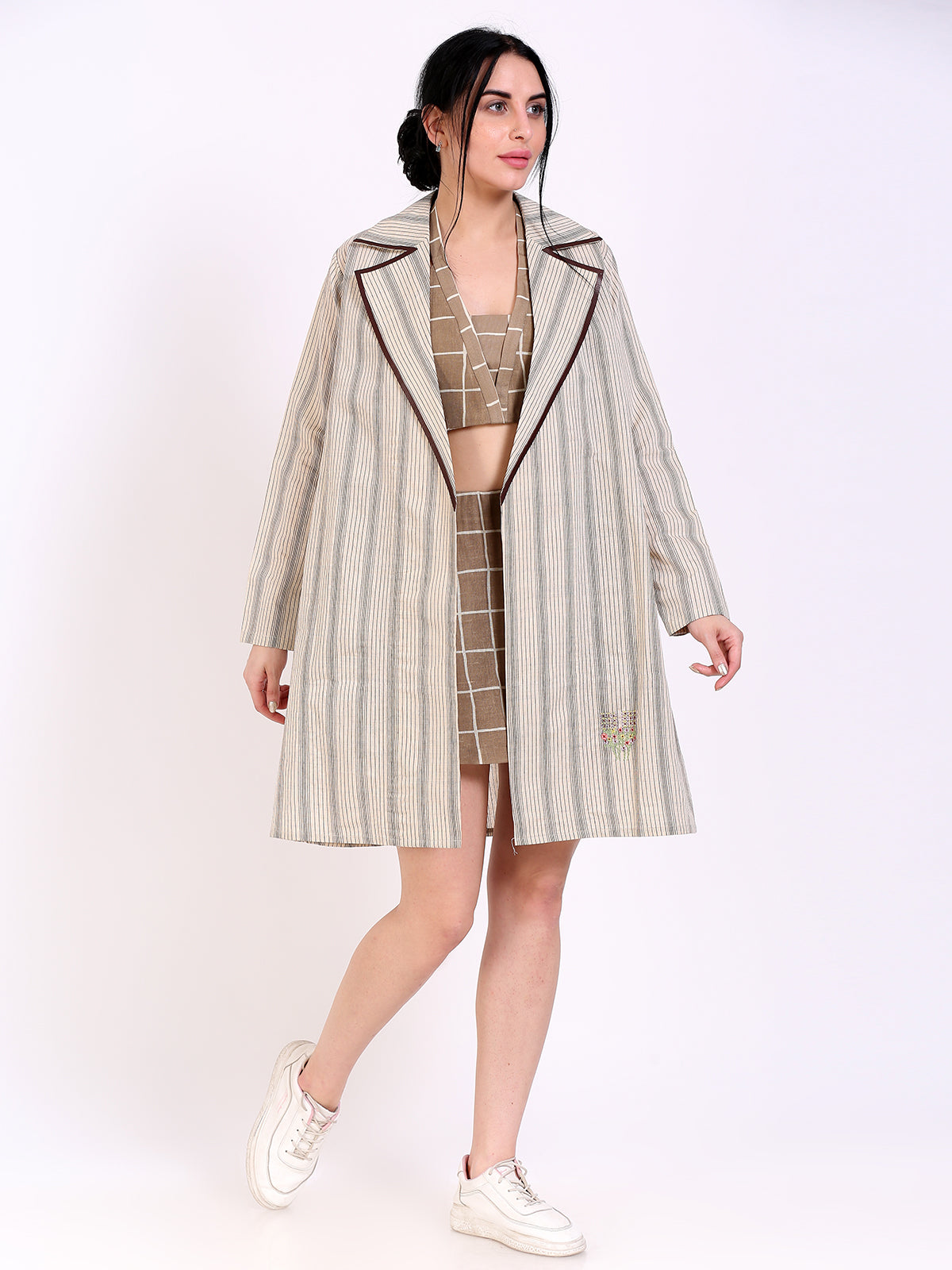 Notched collar jacket