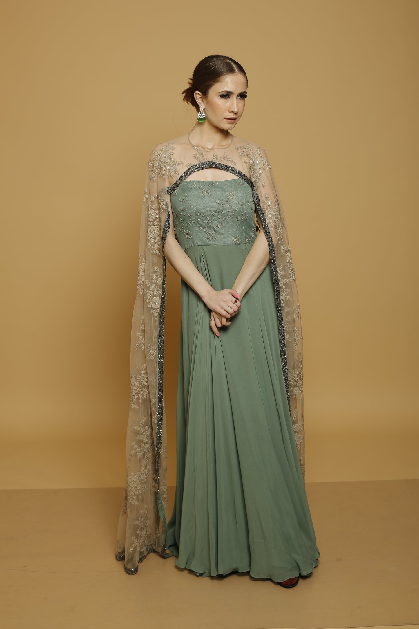 Embroidered Gown