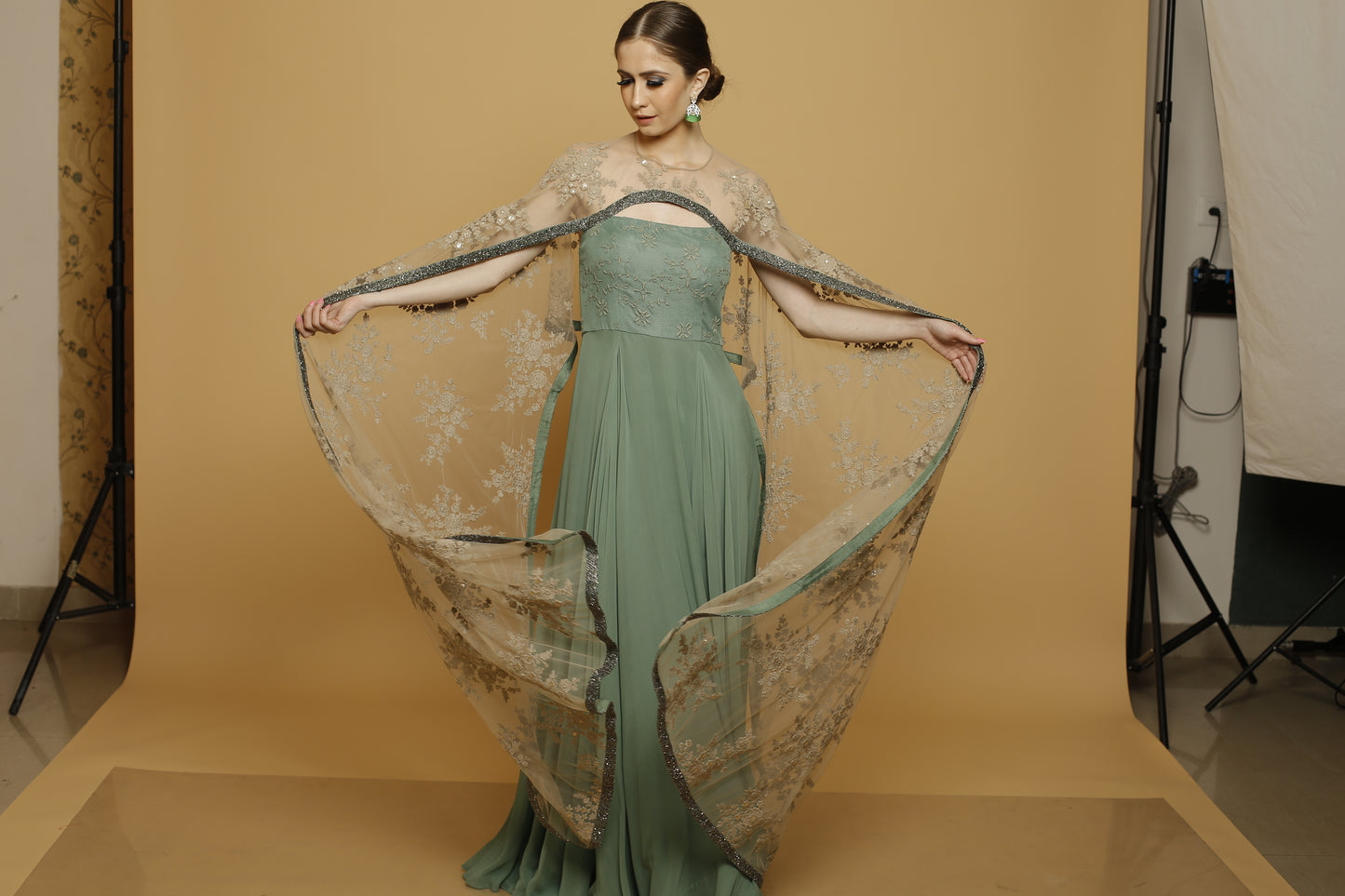Embroidered Gown