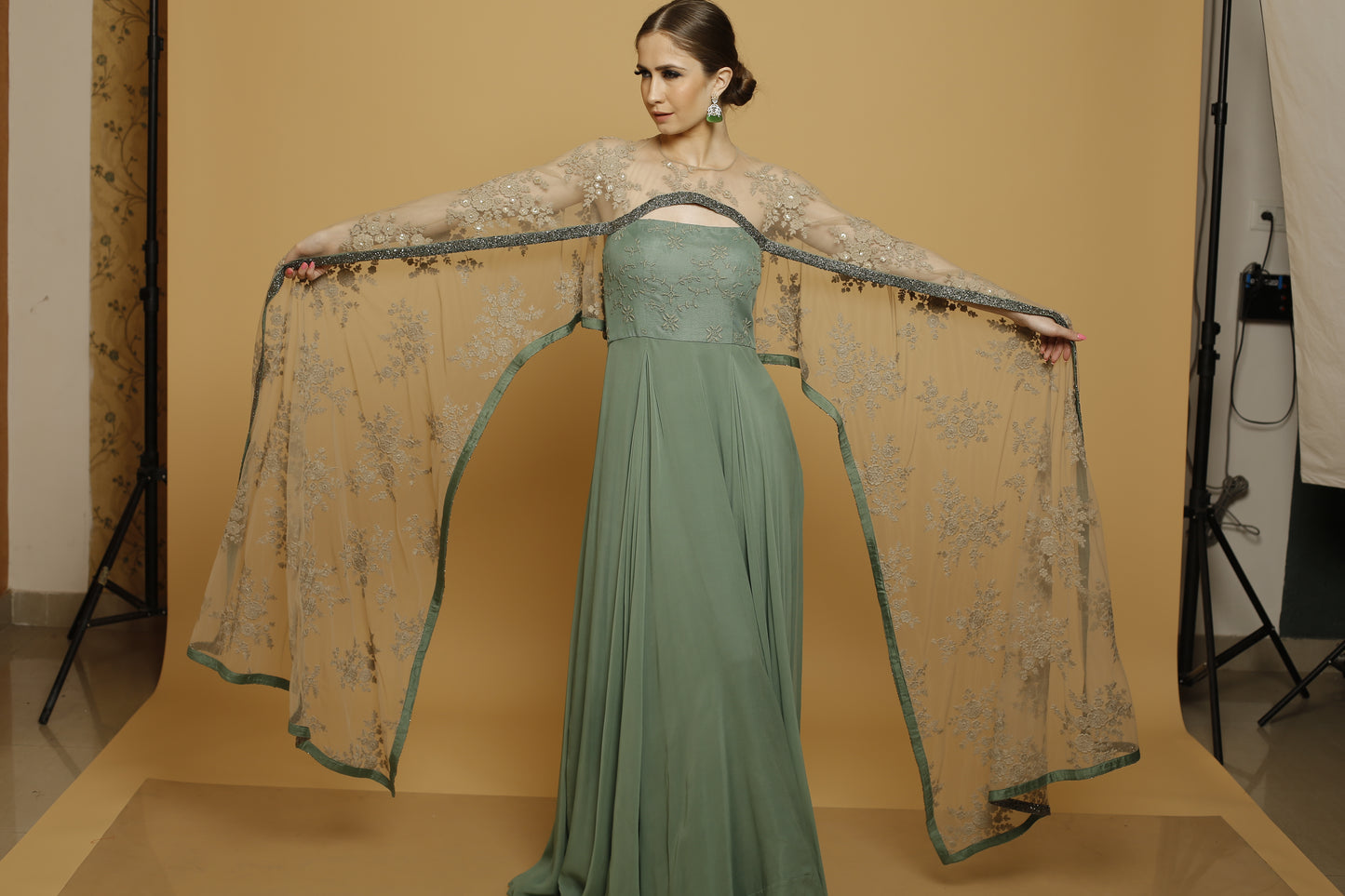 Embroidered Gown