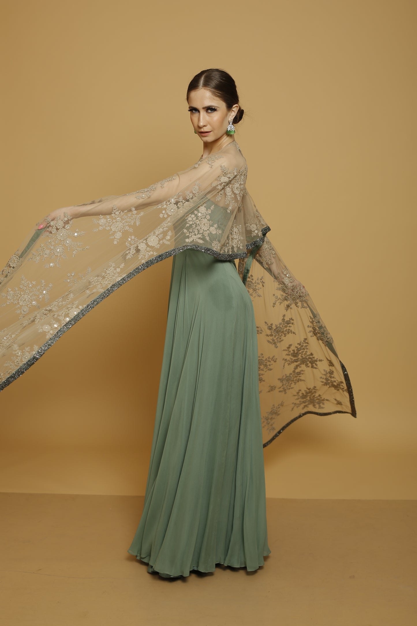 Embroidered Gown