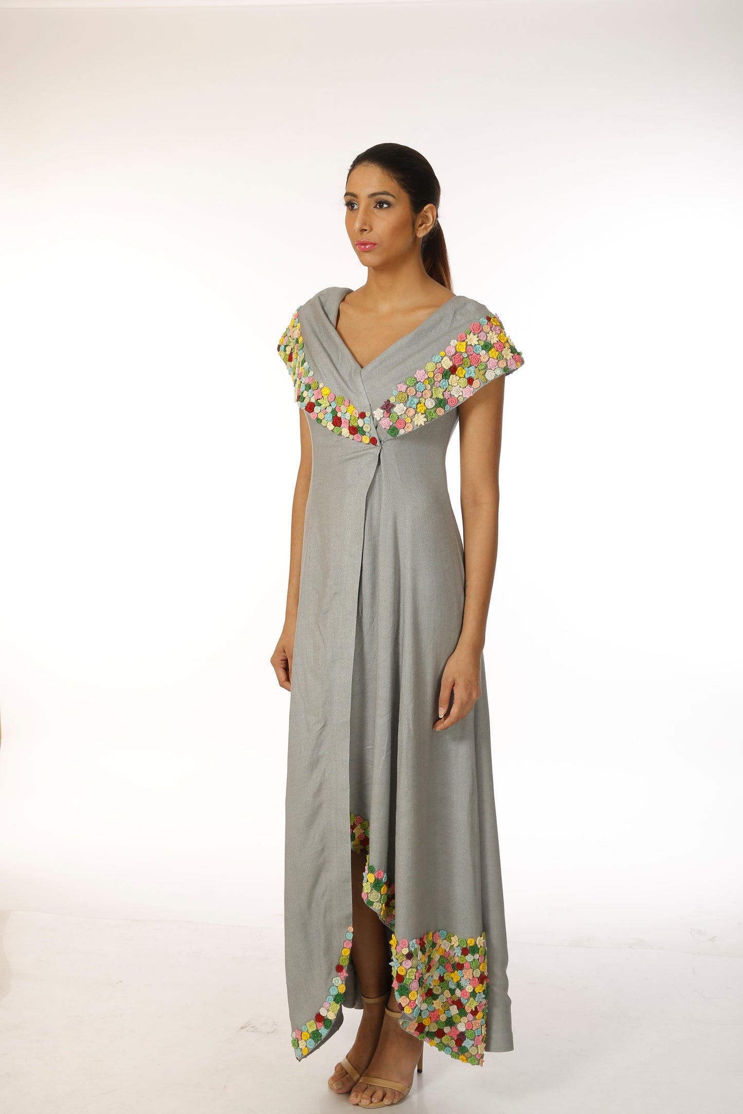 Overlap gown