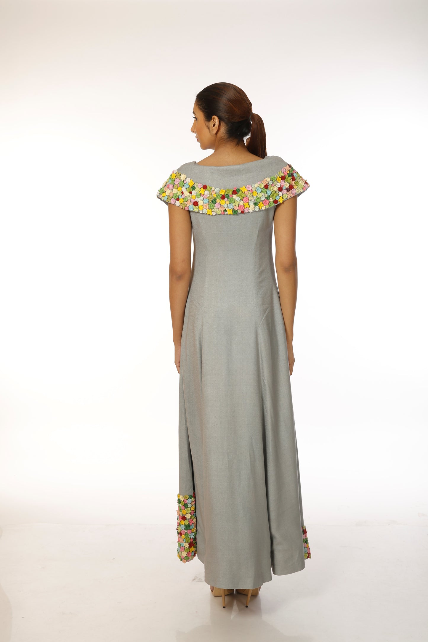 Overlap gown