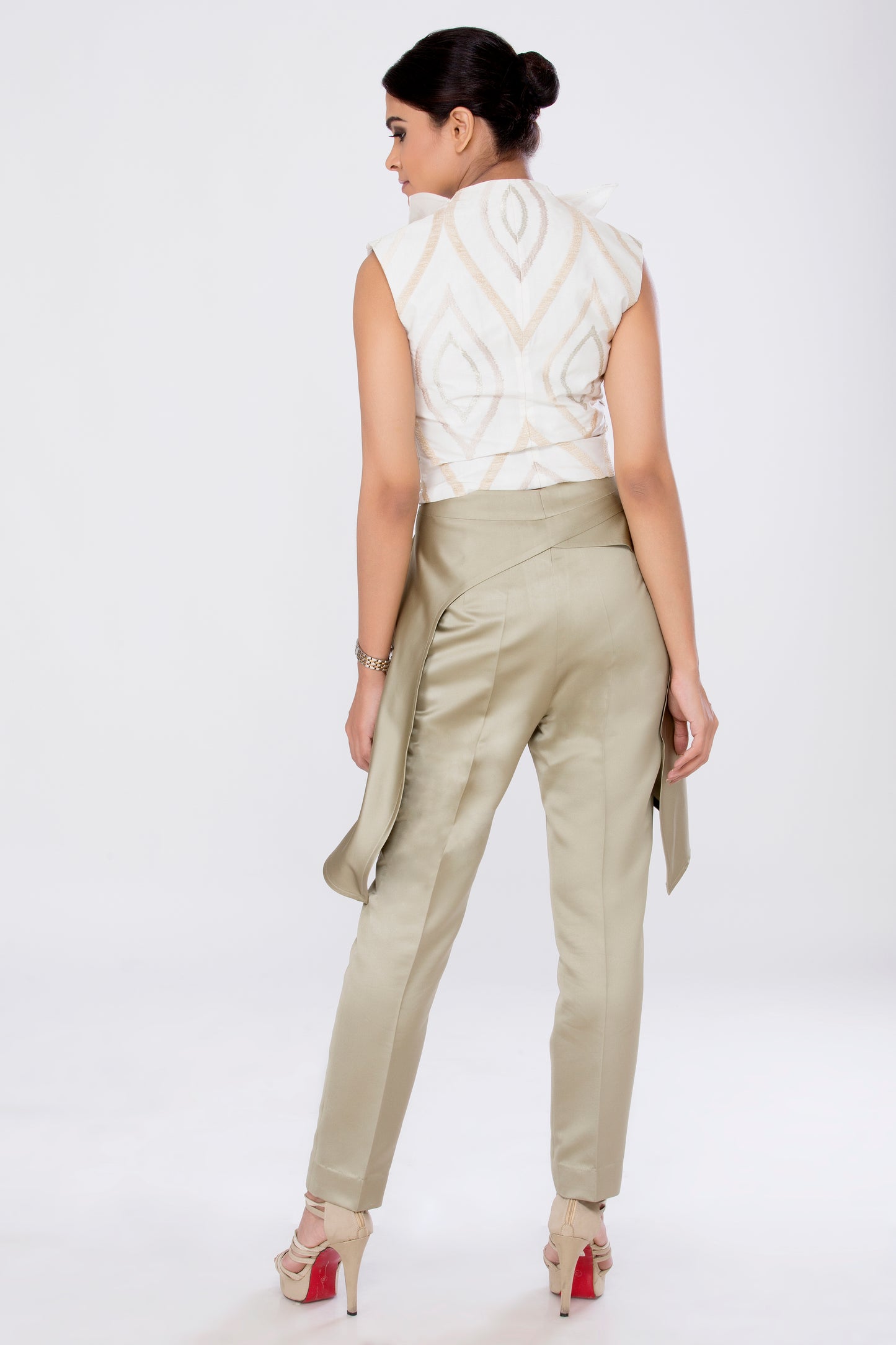 Long Top with Straight Pants