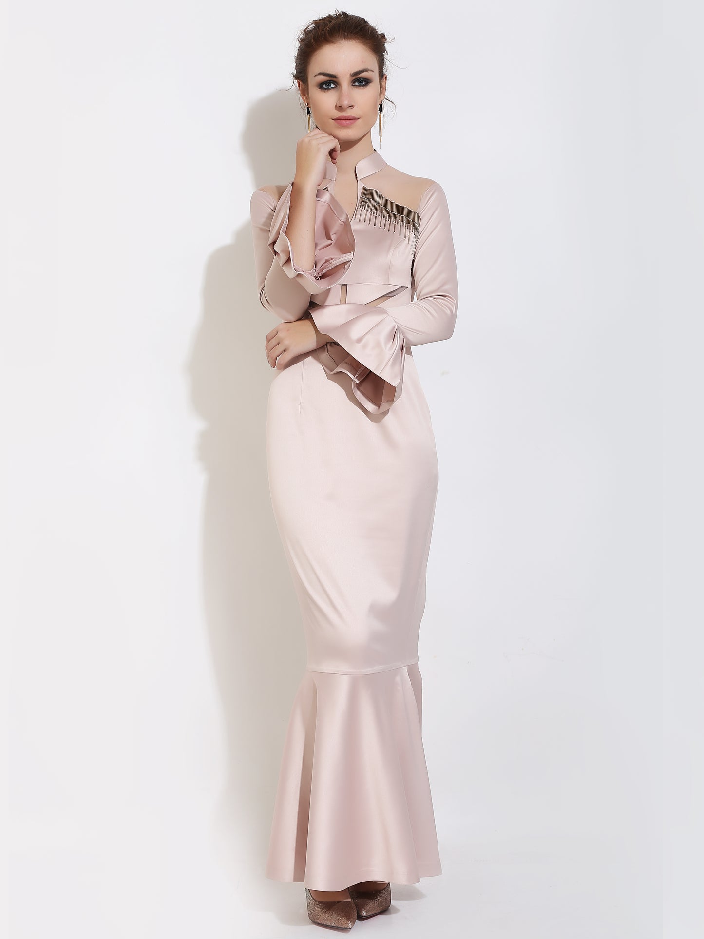 Embroidered Gown