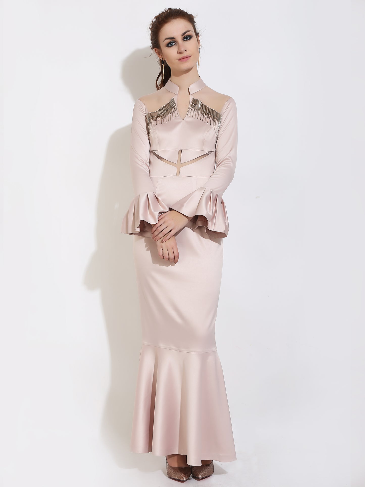 Embroidered Gown