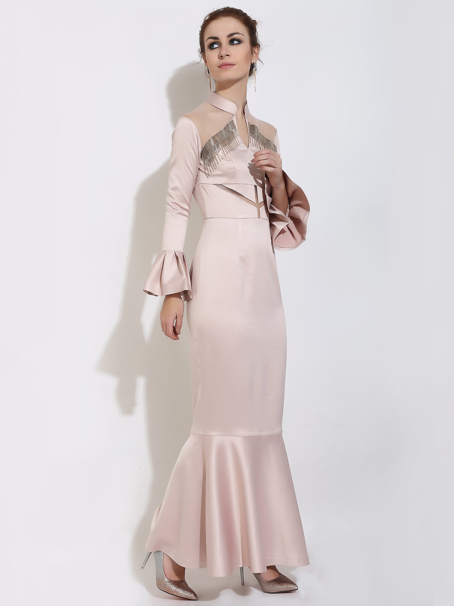 Embroidered Gown