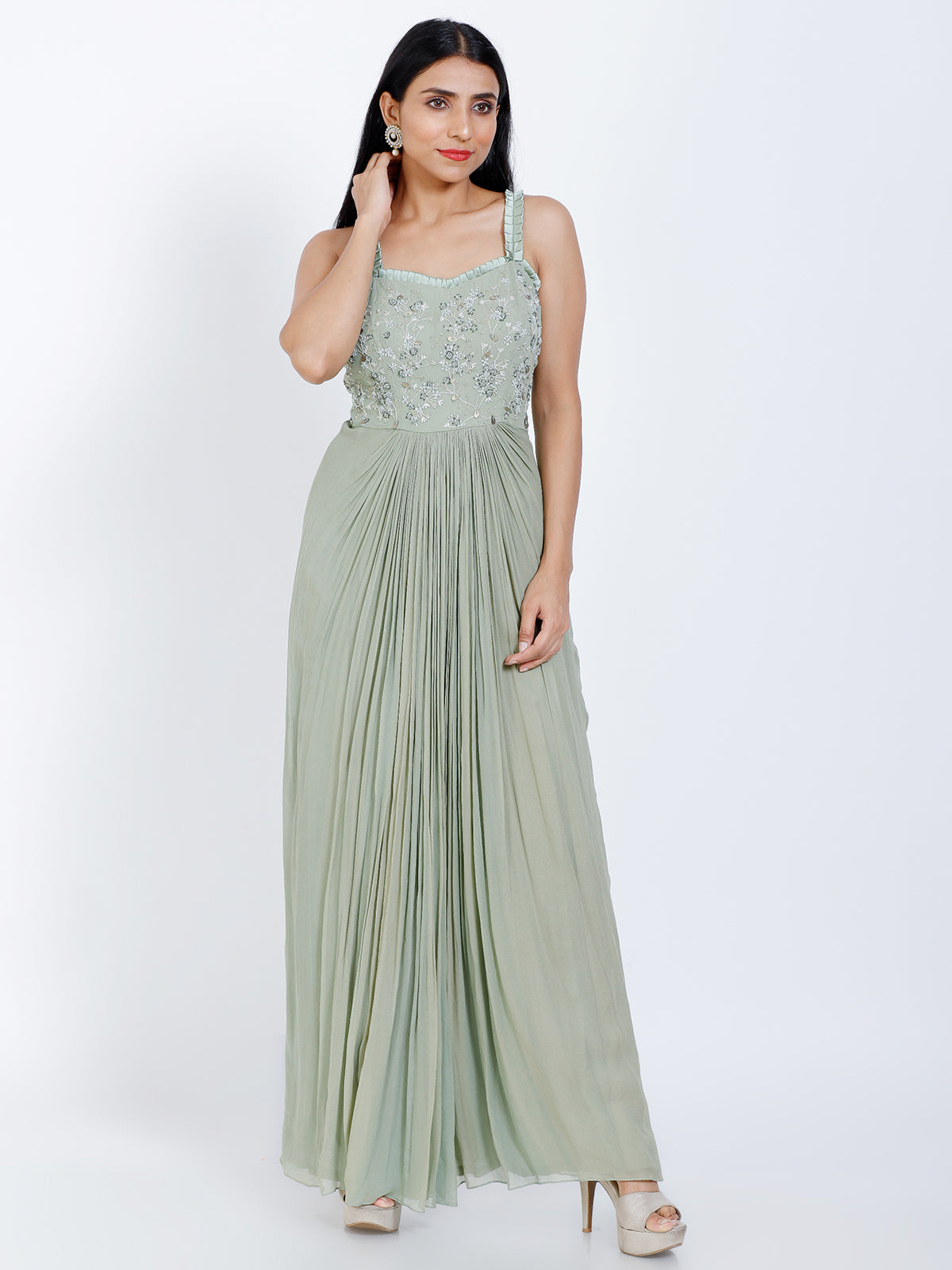 Embroidered Gown