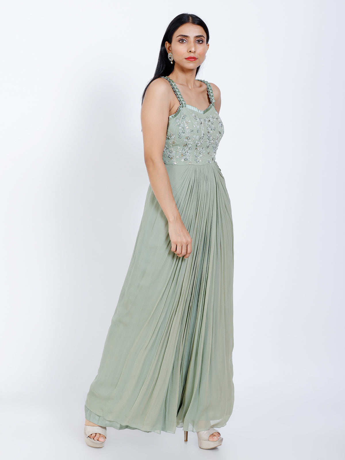 Embroidered Gown