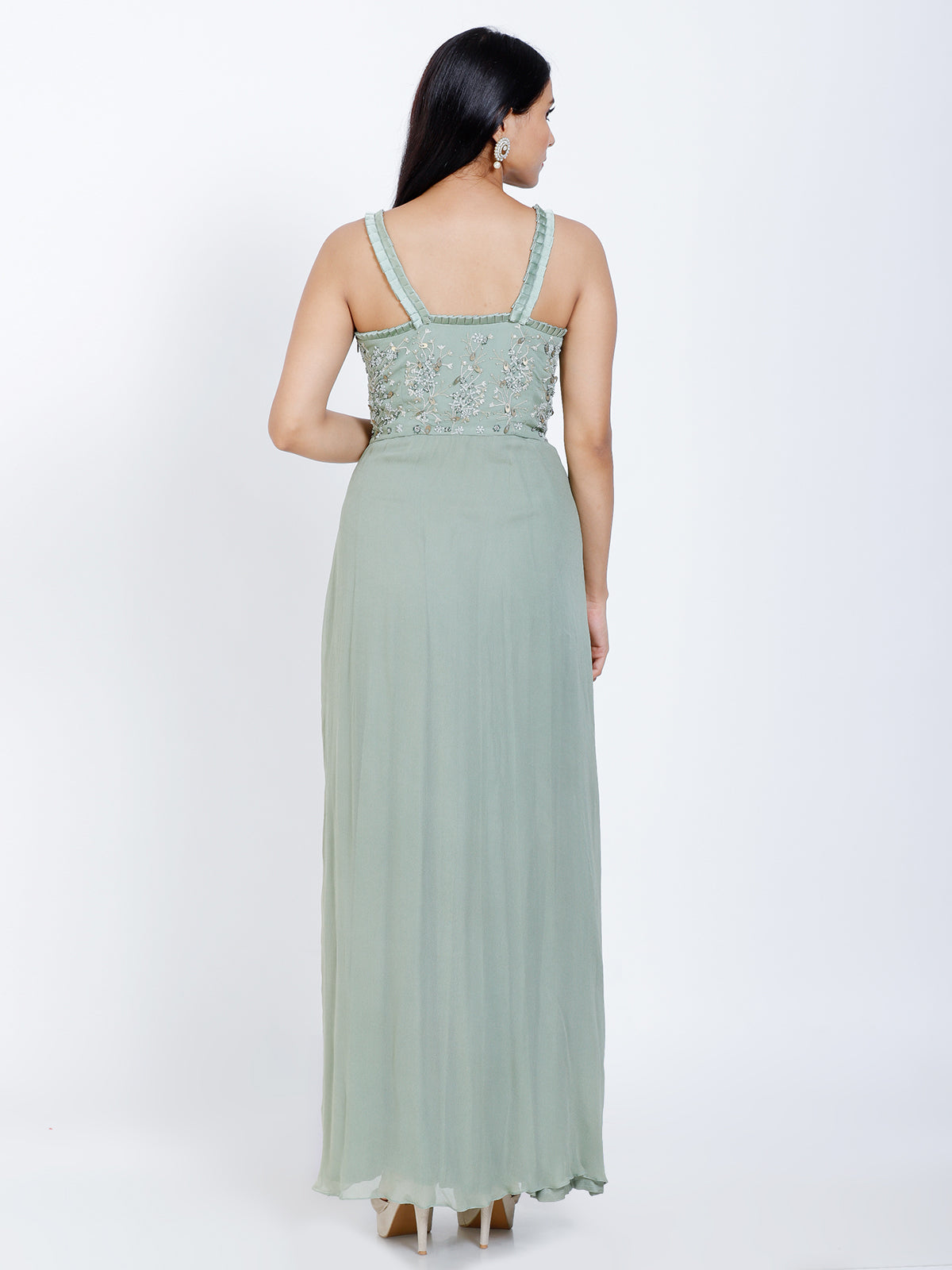 Embroidered Gown