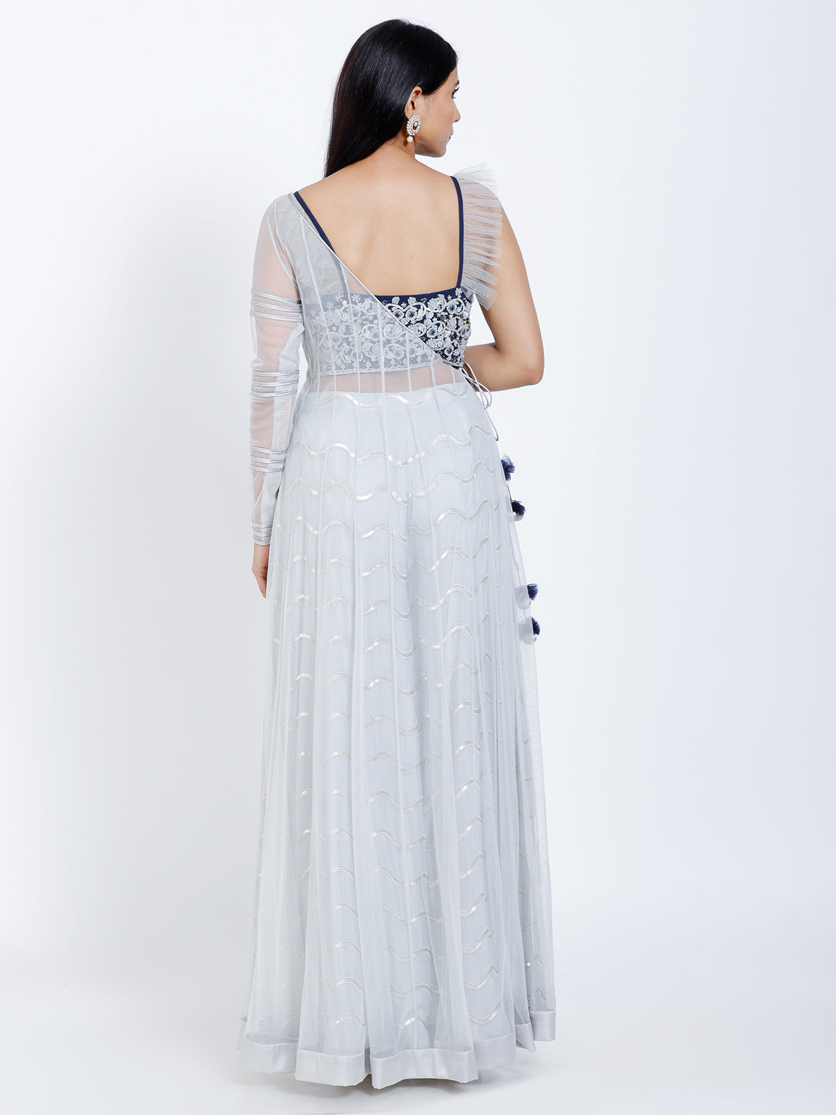 Embroidered Straight suit