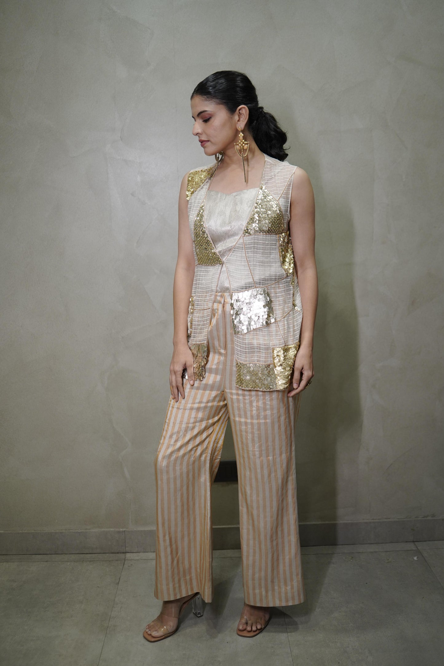 Golden Stride(Jacket with bustier)