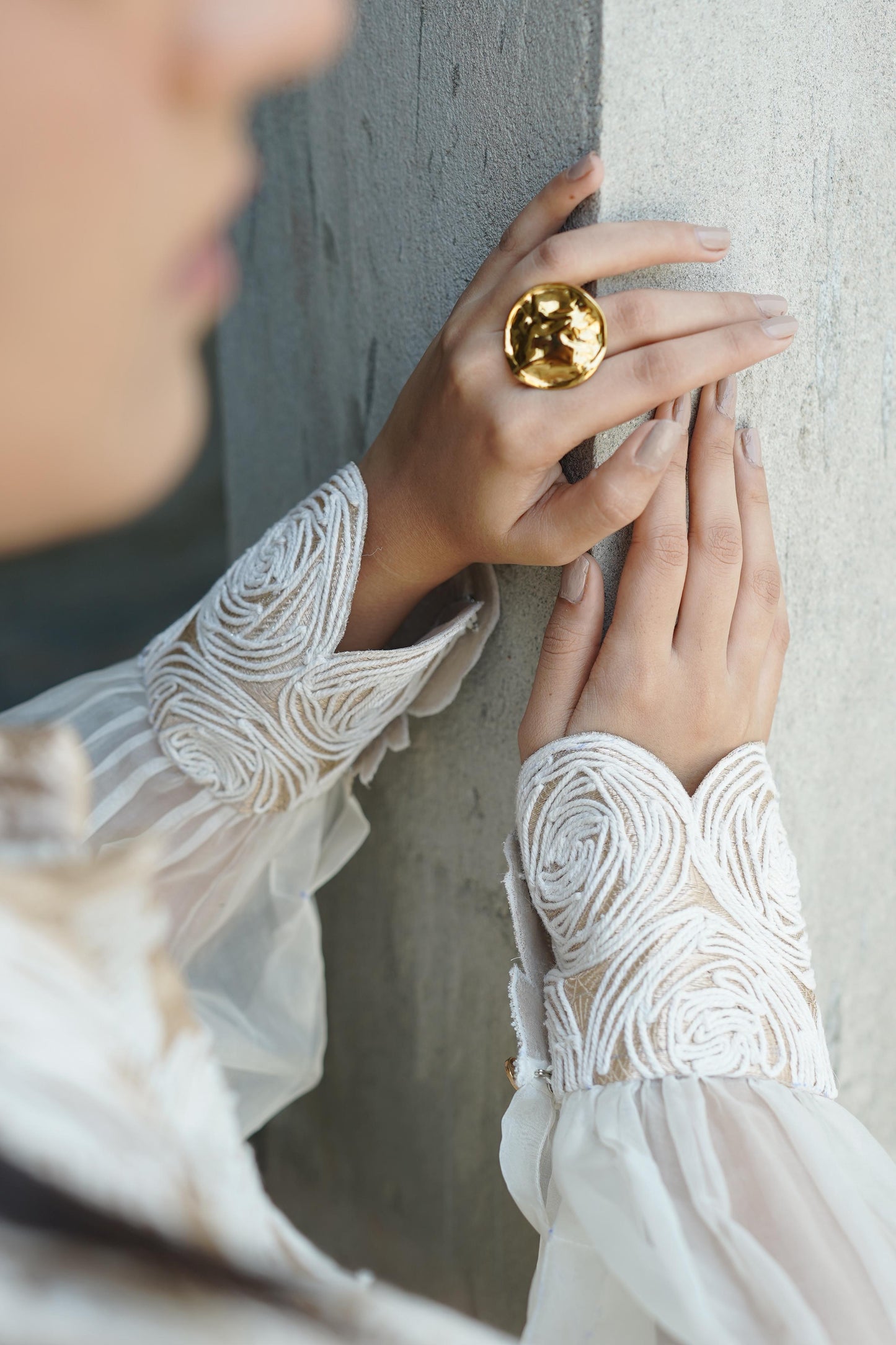 Pearl & Gold(Shirt with bustier)