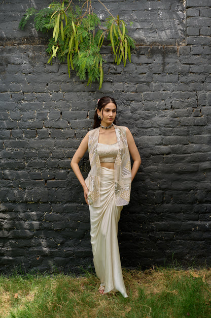 Duchess of Pearl(Jacket with bustier)