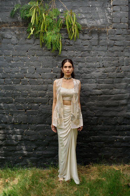 Duchess of Pearl(Jacket with bustier)