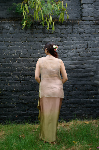 Olive Duchess(Jacket with bustier)