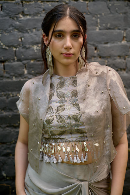 Pearl in the Graden(Blouse with Jacket)