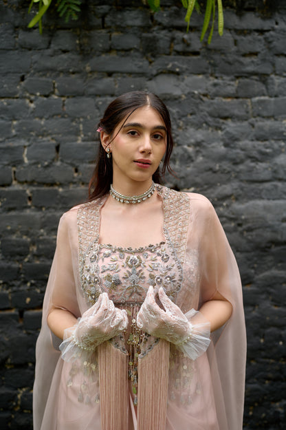 Rosette Aura(Co-ord set with cape)