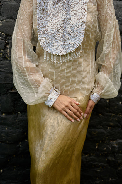 Ivory Glem Ensemble(Dress)