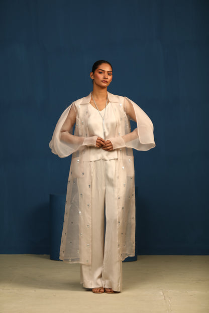 Silken Shadows(Slip with pants and jacket)