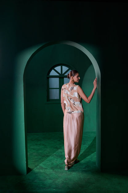 Whispering Sands (Top with Skirt and Detachable palla)