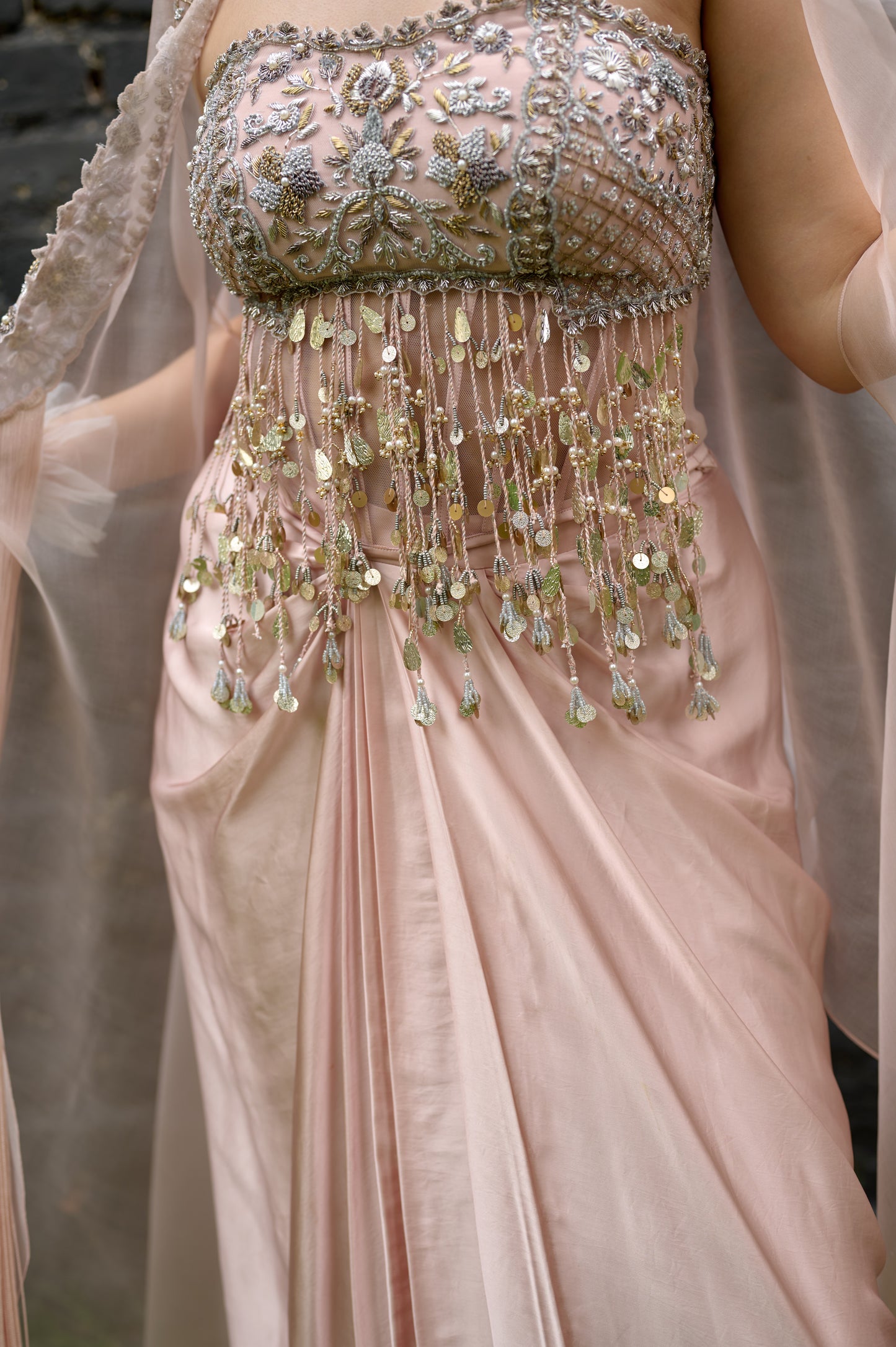 Rosette Aura(Co-ord set with cape)