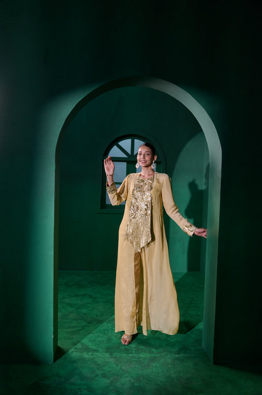 Gulzar Gilded (Dress with Pants)
