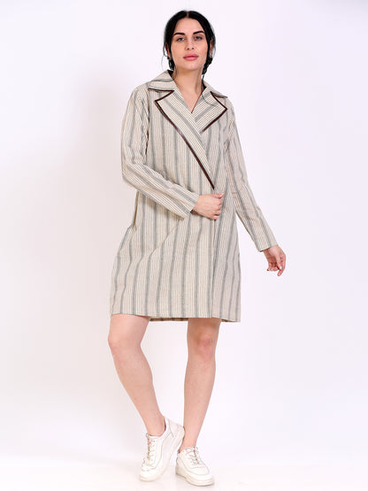 Notched collar jacket