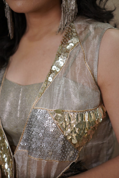 Metal Mirage (Jacket with bustier)