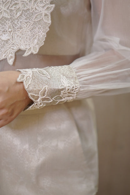 Ivory Allure (Shirt with Bustier)