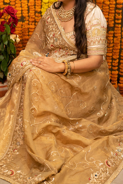 Golden Lehenga