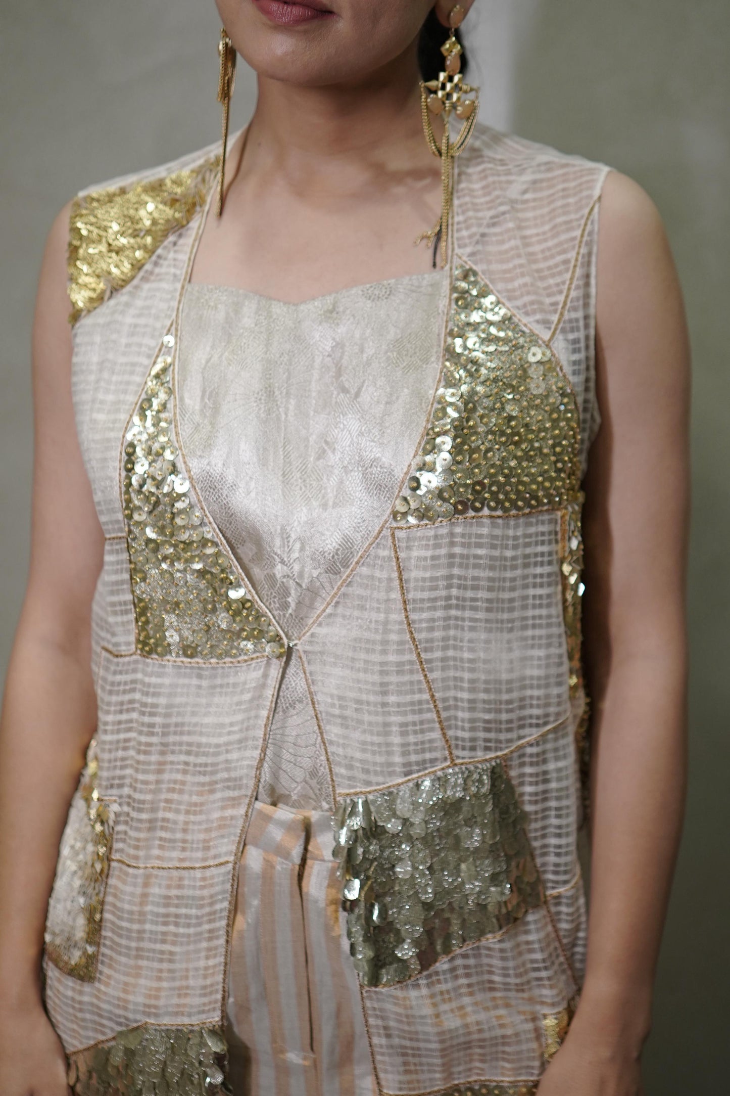 Golden Stride(Jacket with bustier)