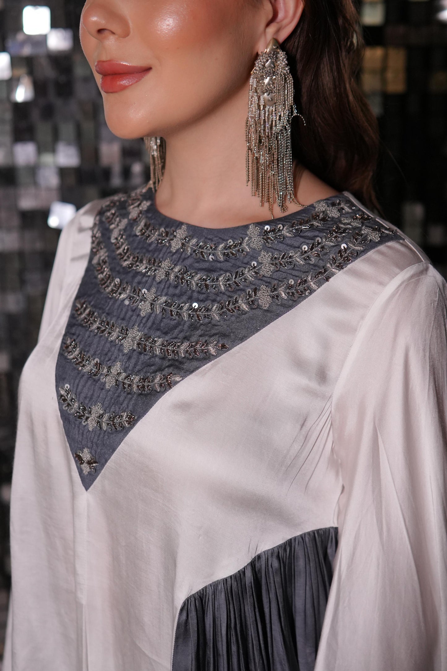 Ivory Drift Drape(Top)