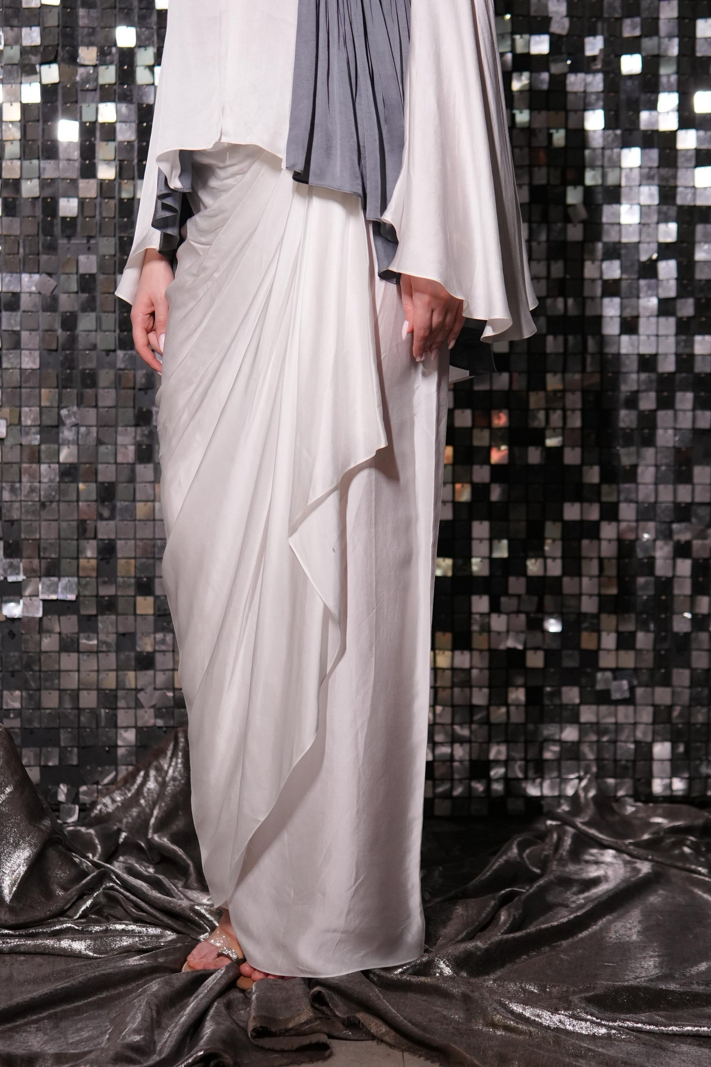 Ivory Drift Drape(Skirt)