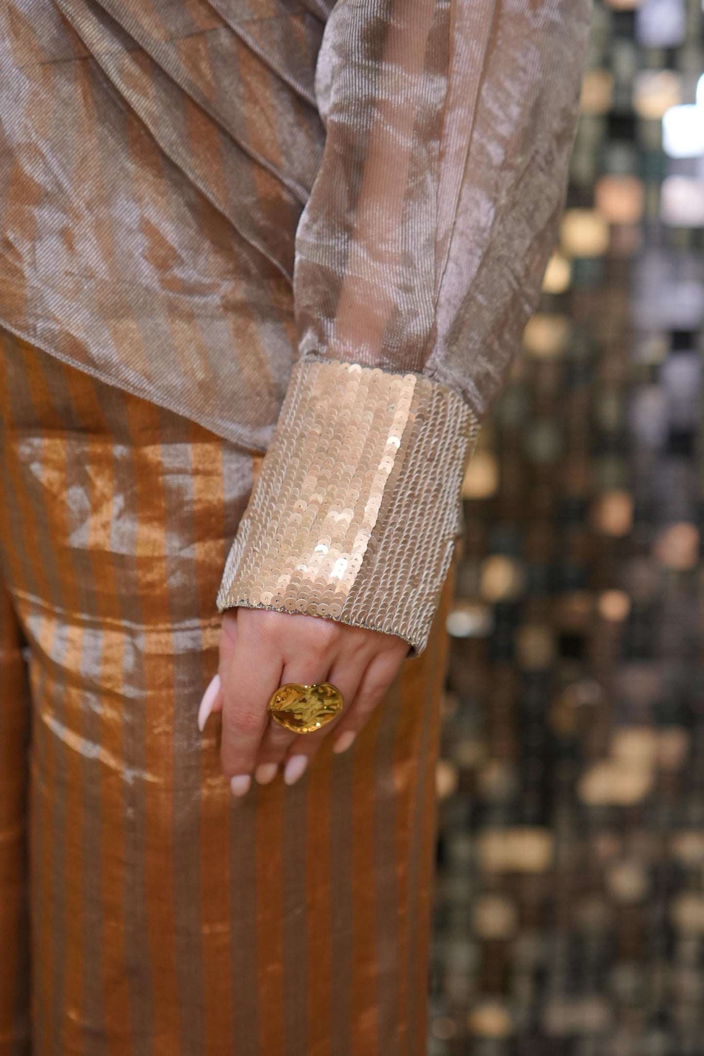 Amber Shimmer(Top with bustier)